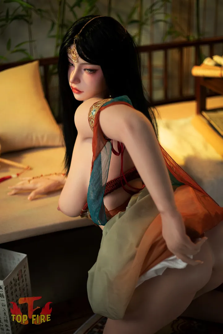 160cm (5ft3) F罩杯 輕量化 矽膠 性愛娃娃 Aria, ROS 头部 T67